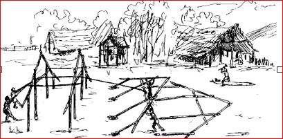 La construction d&rsquo;une maison néolithique en argile bois et&nbsp;chaume